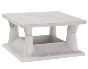 Aspirateur Conduit de Cheminée 25x25 Gris