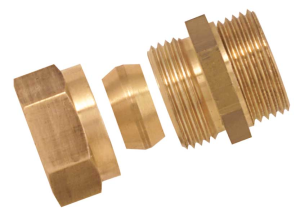 Raccord union bicône M12x17 Ø10