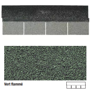 Bardeau SOPRATUILE vert - paquet 3,05m²