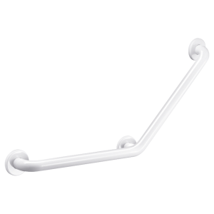 Barre coudée 400x400mm DELABIE Basic- Inox Blanc - 35082W 135° - Ø 32mm