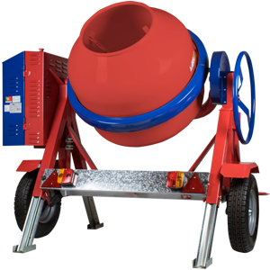 Bétonnière thermique tractable BP400R LAT EVO - Cuve 360L, fin de serie