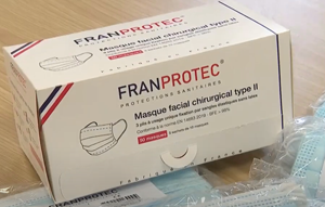 Boite 50 masques chirurgicaux jetables FRANPROTEC