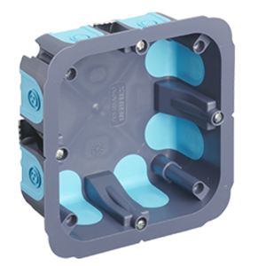 Boîte dérivation encastrée + couvercle STOP AIR MULTIMAT 100x100x40