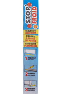 Bas de porte STOP FROID 95cm spécial calfeutrage