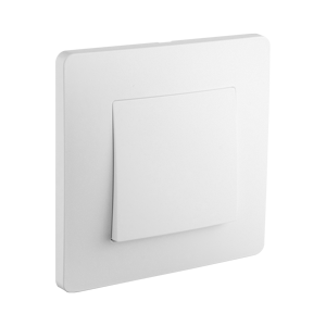 Bouton poussoir CALY blanc