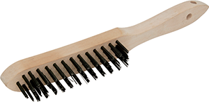 Brosse métallique rigide à manche - 5252
