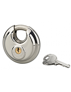 Cadenas extérieur ASTRA 7mm anse inox - 2 clés
