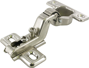 Charnière invisible acier Ø26mm Key Hole à ressort - porte rentrante - 2 pces