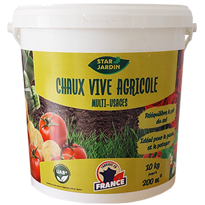 Chaux vive agricole - 10kg STAR JARDIN