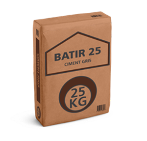 Ciment gris BATIR 25kg NF CEMII-32.5R