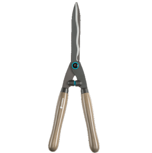 Cisaille à haie NatureCut coupe 23cm lames ondulées - poignées bois