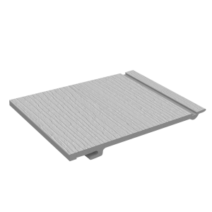 Clin PVC Cellulaire GRIS 2m50x0m167 - vendu en kit de 1,67m² ral 7035 (kit de 4 lames + 4 jonctions)