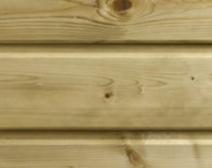 Clin Bardage 21x132x5100 MONTANA Sapin Nord traité VERT CL.3 - 7.58 ml/m² - vendu par 5 pces = 3,366m²