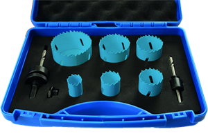 Coffret 6 trépans bimétal Leman - FIN DE SERIE