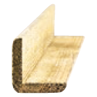 Cornière d'Angle 55x55x3000 traité VERT - SILVERWOOD