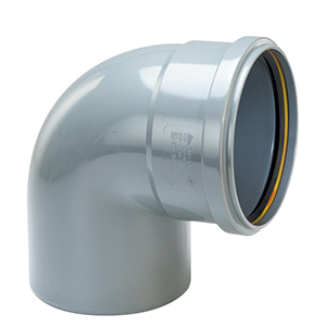 Coude PVC 87°30 Ø200mm à joint Mâle/Femelle CR4