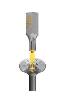 Vis bois TF 6x100mm torx TTAP + embout - 200 pces - Seau XXL - VISSALBOIS