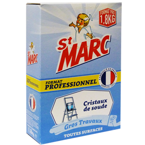 Cristaux de soude PRO concentre 1KG=2KG ST MARC