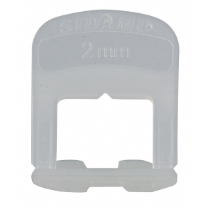 Sachet 100 croisillons auto-nivelants 2mm Sidamo pour carreaux de 3 à 12mm