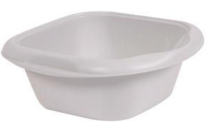 Cuvette carrée blanche 5L