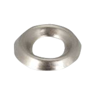 Cuvette de vis laiton nickelé D4 - 20 pces