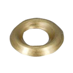 Cuvette de vis laiton poli D4 - 12 pces