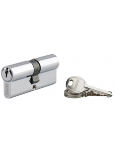 Cylindre PROFILE 35x35mm chromé - 3 clés - FIN DE SERIE