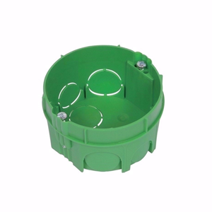 Boîte maçonnerie 1 poste Ø67 P40 vert