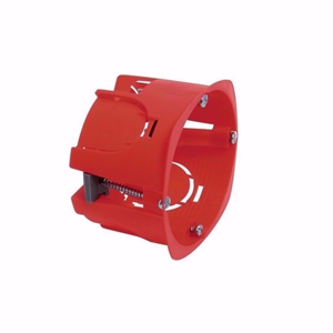 Boîte cloison sèche 1 poste Ø67 P40 rouge