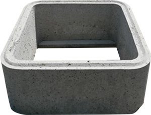 Rehausse 13cm pour Puisard béton 50x50cm - P/10