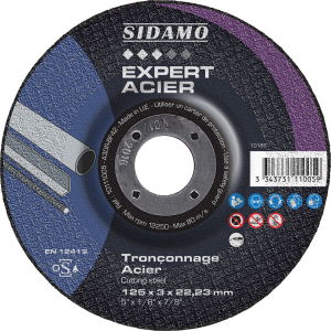 Disque tronçonnage Ø125 EXPERT ACIER