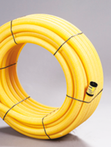 Drain Agricole Nu Ø100mm en 50ml jaune perforé TP