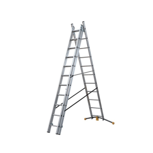 Echelle transformable HOBBYLOT 3 plans 3,14m/6,63m - 3x11 échelons
