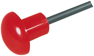 Embouts de sécurité rouges - 25 pces