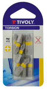 Embout PHILIPS n°2 L.25mm - 10 pces