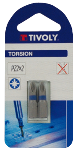 Embout POZIDRIV n°2 L.25mm - 2 pces