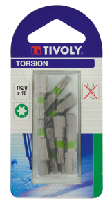 Embout TORX n°20 L.25mm - 10 pces