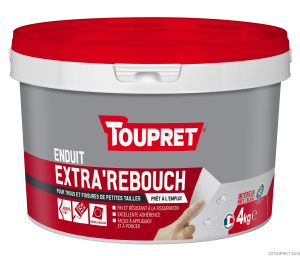 Enduit EXTRA REBOUCH' pâte 4kg - spatule incluse