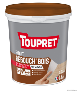 Enduit REBOUCH'BOIS pâte TOUPRET 1,5kg