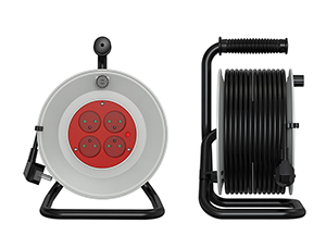 Enrouleur H05VV-F 3G1,5 mm² L.25m GEDIMAT PERFORMANCE PRO