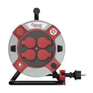Enrouleur pro H07RN-F 3G2,5 mm² L.25m GEDIMAT PERFORMANCE PRO