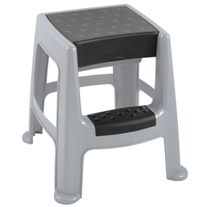 Escabeau à plans fixes 1 marche - avec coffret de rangement EDA