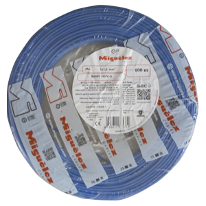 Fil HO7VU 2.5mm² Bleu - 100m