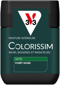 Peinture COLORISSIM Satin 0,075L Forêt Noir Testeur