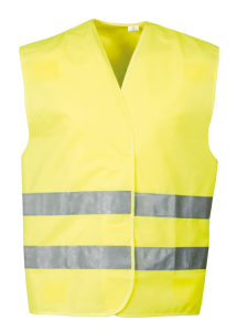 Gilet de signalisation jaune fluo