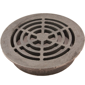 Grille ronde fonte 125