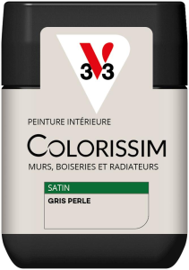 Peinture COLORISSIM Satin 0,075L Gris Perle Testeur