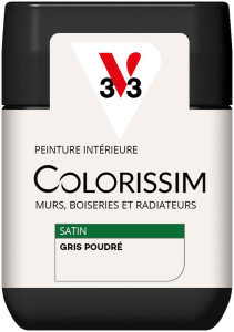 Peinture COLORISSIM Satin 0,075L Gris Poudré Testeur