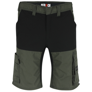 Bermuda multi-poches HESPAR kaki noir - T40 - Pro stretch ripstop - HEROCK