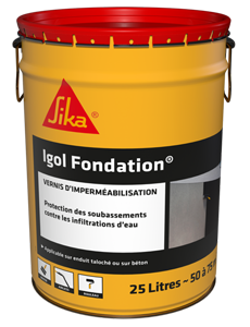 Imperméabilisant IGOL FONDATION 25L Mur enduit - FIN DE SERIE